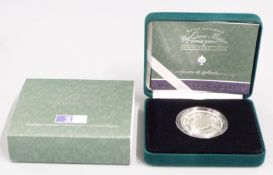 Royal Mint Queen Mother Centenary Year silver piedfort crown, cased with certificate