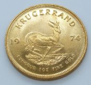 1974 1oz gold Krugerrand