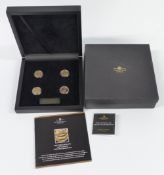 The London Mint Office 'Centenary of the Great War' four sovereign set comprising 1914, 1915, 1916