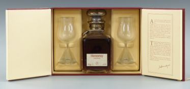 Hennessy Tome Red 'Library' edition cognac, in original bookcase style presentation box with two