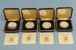 Royal Mint Conservation Coin Collection silver proof coins comprising Venezuela 50 and 25