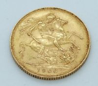 Victoria 1900 gold full sovereign