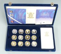 Royal Mint Queen Elizabeth the Queen Mother Centenary Collection comprising twelve silver proof