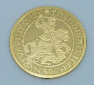 22ct gold historic replica coin, 4g