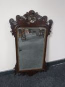 A Georgian mahogany framed mirror