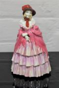 A Royal Doulton china figurine : A Victorian Lady, HN 727, height 20 cm.
