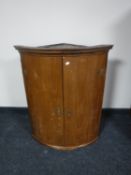 A Victorian double door hanging corner cabinet CONDITION REPORT: This measures 94cm