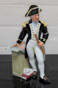 A Royal Doulton china figurine : The Captain, HN 2260, height 24 cm.