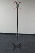 A mid 20th century hat and coat stand