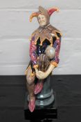 A Royal Doulton china figurine : The Jester, HN 2016, height 26 cm.