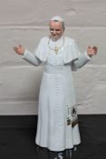 A Royal Doulton china figurine : His Holiness Pope John Paul II, HN 2888, height 26 cm.