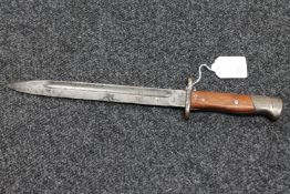 A WWII bayonet