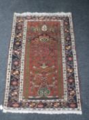 An Iranian prayer rug