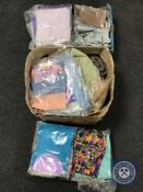 Three boxes of vintage clothing