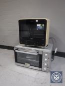 A Whirlpool Max jet fitness oven together with a Morphy Richards mini oven