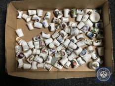 A large quantity of thimbles