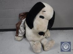 A large soft toy - Snoopy