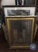 A box of continental school oils,