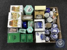 Two boxes of Ringtons china,