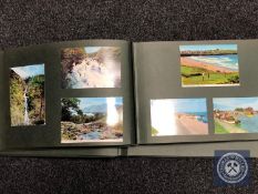 Two postcard files containing 20th century postcards