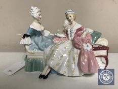 A Royal Doulton figure - The Love Letter
