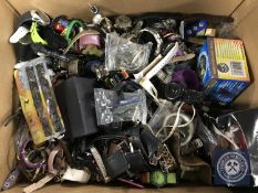 A box of large quantity of assorted wrist watches