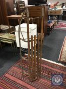 A vintage wooden sledge