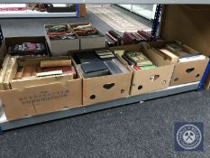 Four boxes of books - history of art, dictionaries,