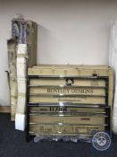 A boxed Bentley Designed 4'6 bed stead,