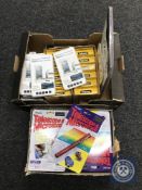 Two boxes of mobile phone protectors, telescope microscope pens,