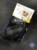 A basket of Kodak easy share digital photo frame,