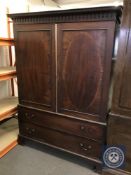 A Regency mahogany press