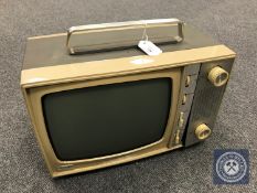 An early Philips portable TV set.