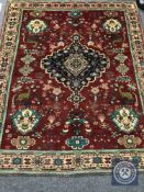 A rug, probably Kirman, South Iran,