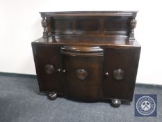 A twentieth century buffet back sideboard