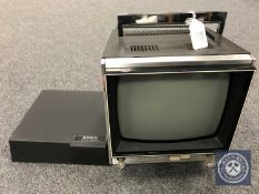 An early Sony Solid State portable TV set.