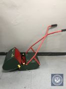 A vintage push garden mower