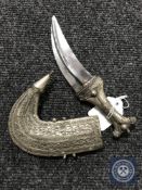 A Jambiya knife in sheath