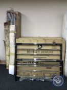 A boxed Bentley Designed 4'6 bed stead,
