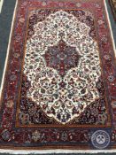 A good Kashan rug, central Iran,