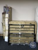 A boxed Bentley Designed 4'6 bed stead,