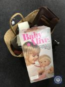 A quantity of 1950's and later children's toys including a Vulcan sewing machine,