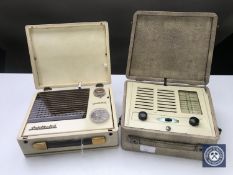 Two Vidor portable receivers