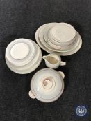 Twenty-five pieces of Royal Doulton dinner ware