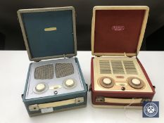 Two Vidor portable receivers