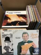 A box of LP records - classical etc