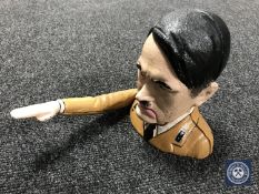 A novelty cast iron Hitler nutcracker