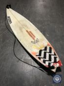 A Webber surf board