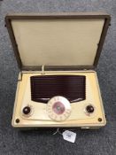 A mid 20th century portable receiver.