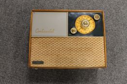 A vintage radio : Continental Perdio receiver.